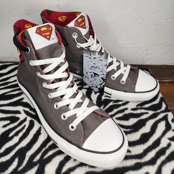 NEW Converse All Star Superman Men 8/Women 10 - Picture 6 of 11